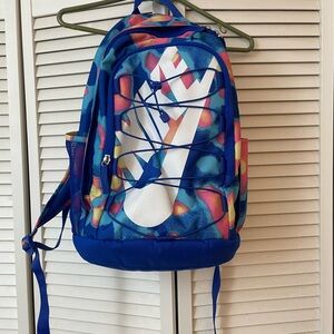 Nike Blue and Multicolor Backpack